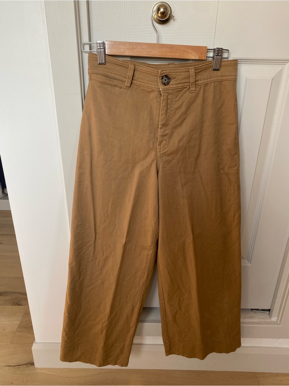 H&M Wide-Leg Jeans in Camel Brown